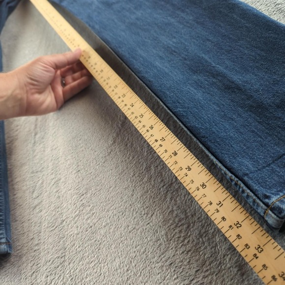 Levis 554 Jeans Mens 29x33 Blue Straight Leg Made In Australia Denim Vintage 90s - Picture 6 of 10